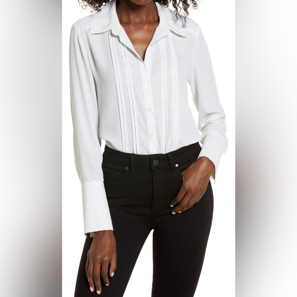 Chelsea28 Pintuck Button-up Blouse